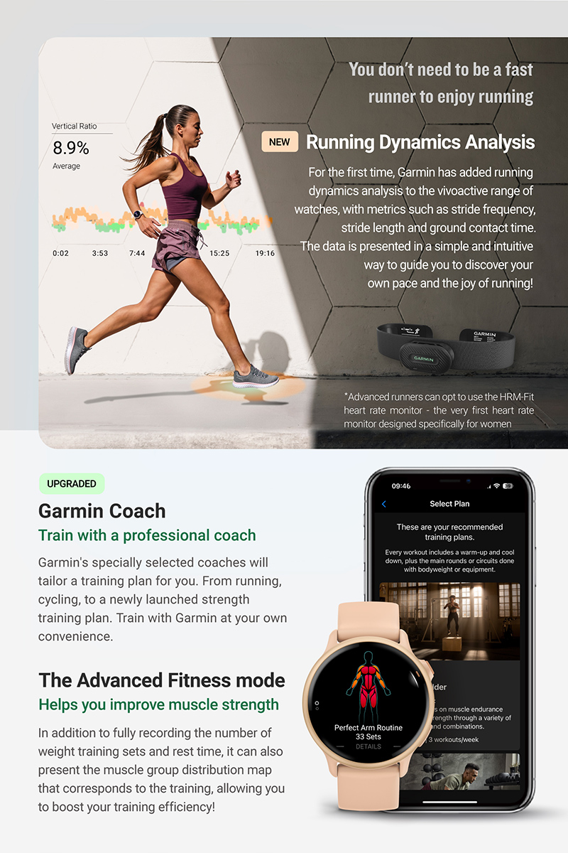 Garmin vívoactive 6, Wellness Basic GPS WiFi Smartwatch | Shopee ...