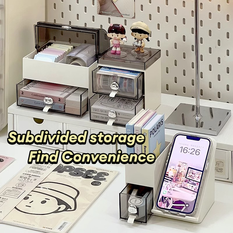 MUJU Stationary Storage Organizer Desktop Storage Desk Organizer With ...