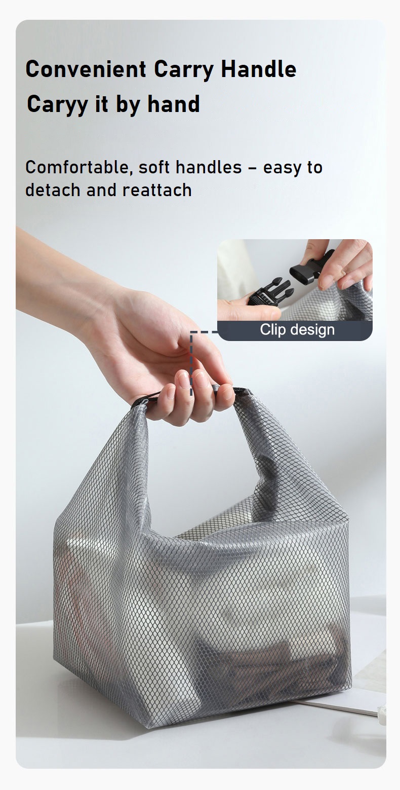 EVA Semi-Transparent Vacation Bag Multipurpose Waterproof Handheld ...