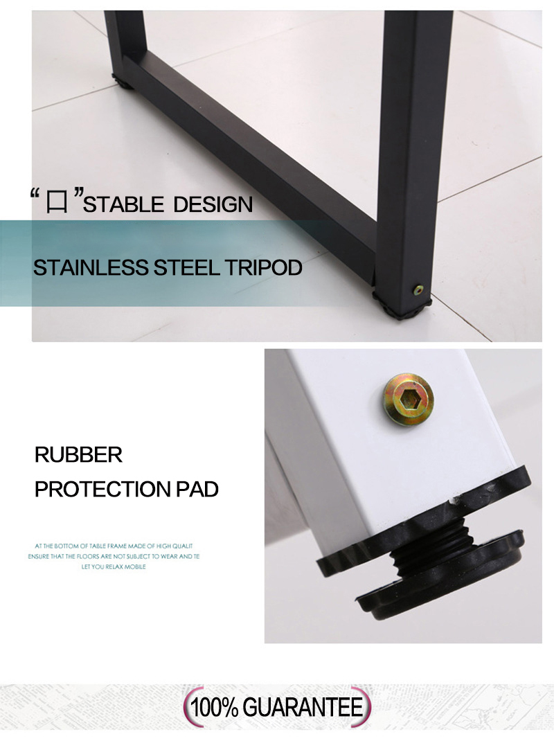 Computer Table Study Table Home Dining Steel Frame Gaming Desk Table ...