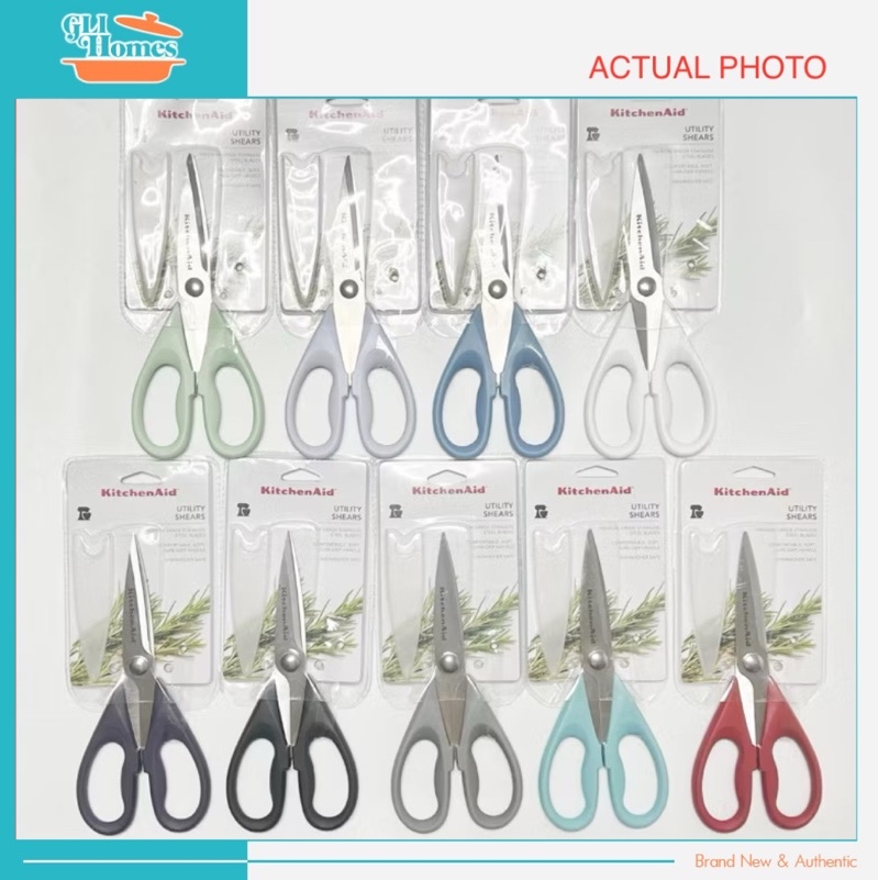 KitchenAid Utility Kitchen Shears/Scissors w/ Protective Sheath ...