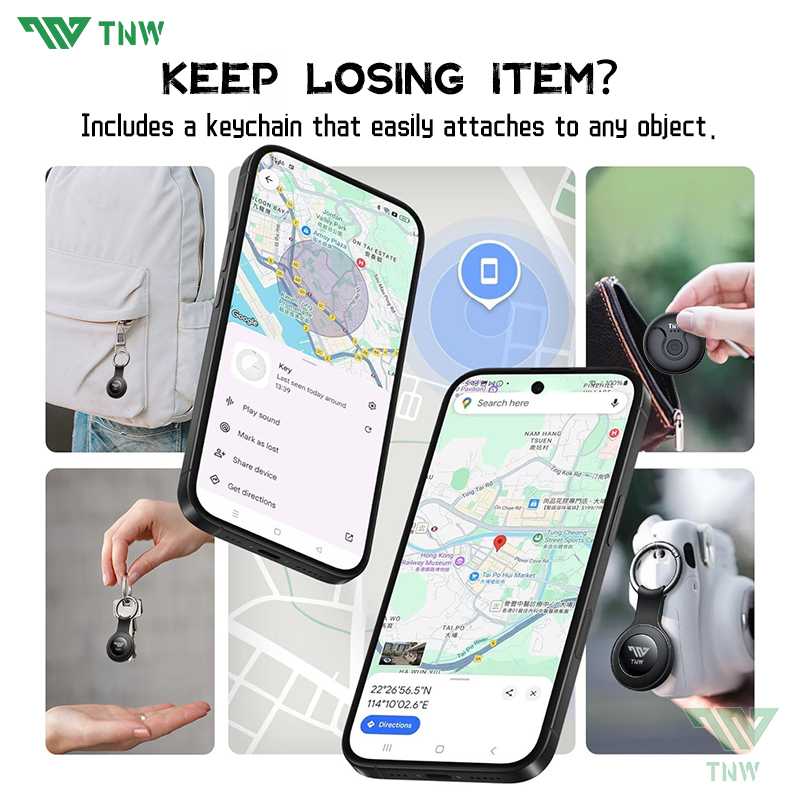 TNW TG03 GPS Tracker With Apple Find My Key Location tracker device ...