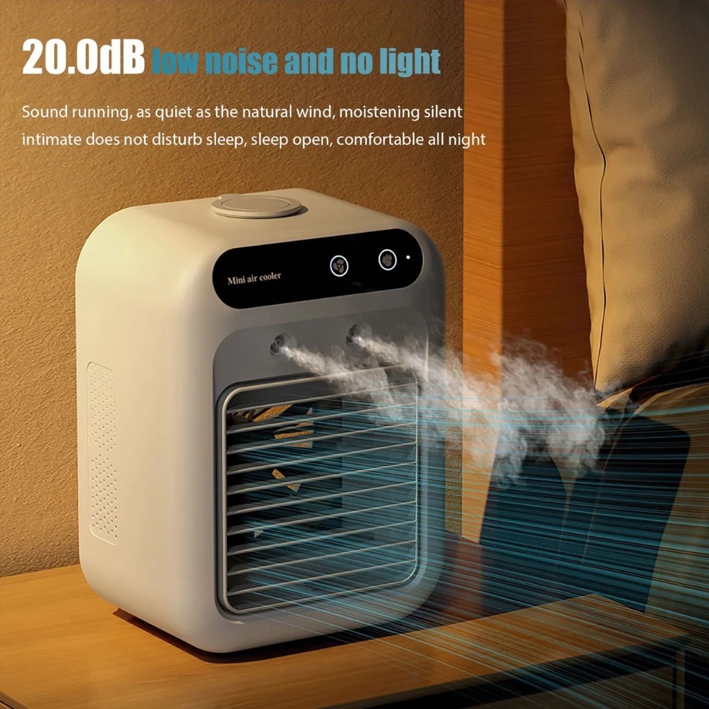 Air Cooler Fan Mist fan Humidifer Fan table Offce Mini Air Conditioner ...