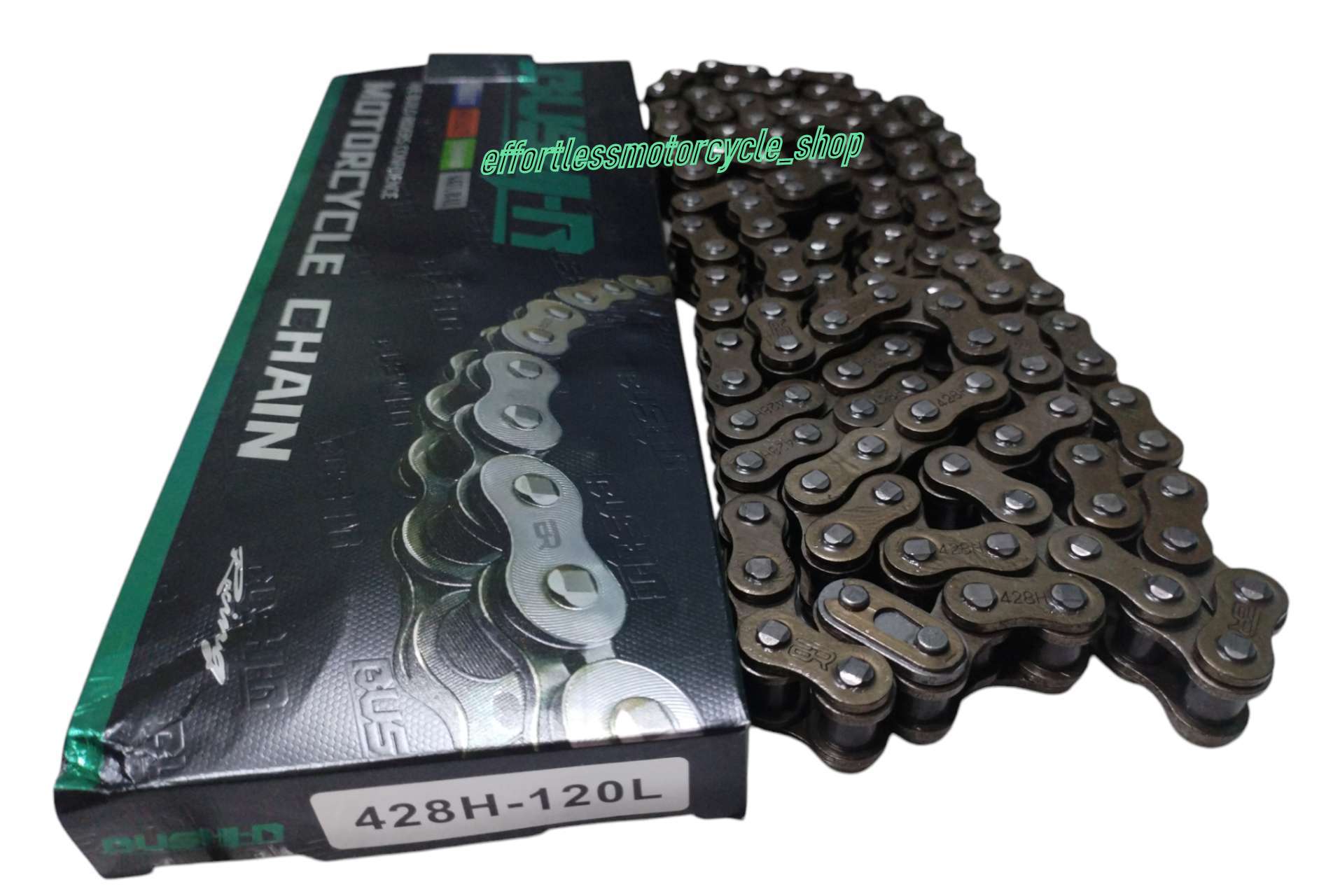 Racing chain Motorcycle 428H-110L / 428H-120L / 428H-130L | Shopee ...