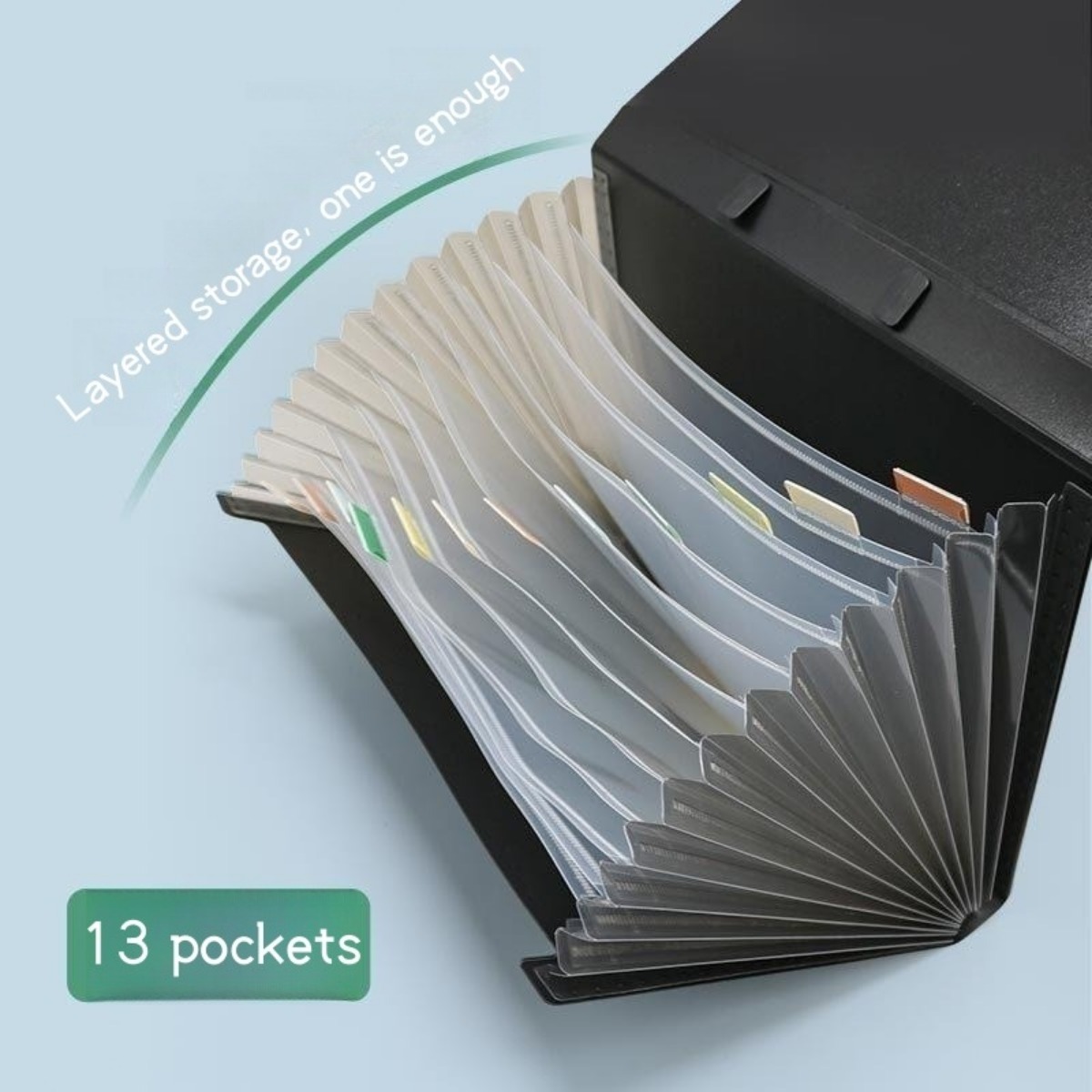 Long File Folder Organ Bag Long Envelope Storage Filing Organizer ...