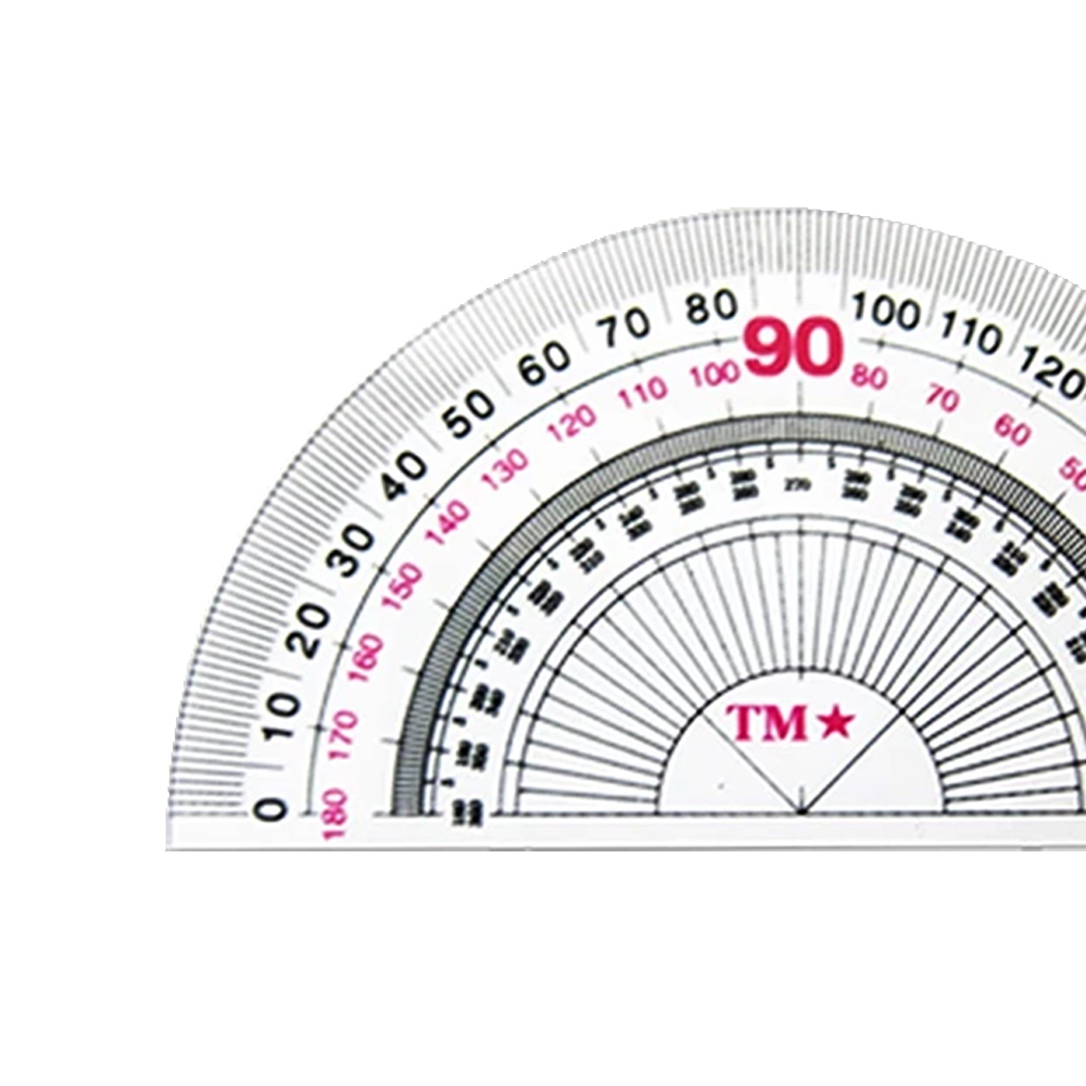 TM 1440 pcs Protractor Big (PR-180) | Shopee Philippines