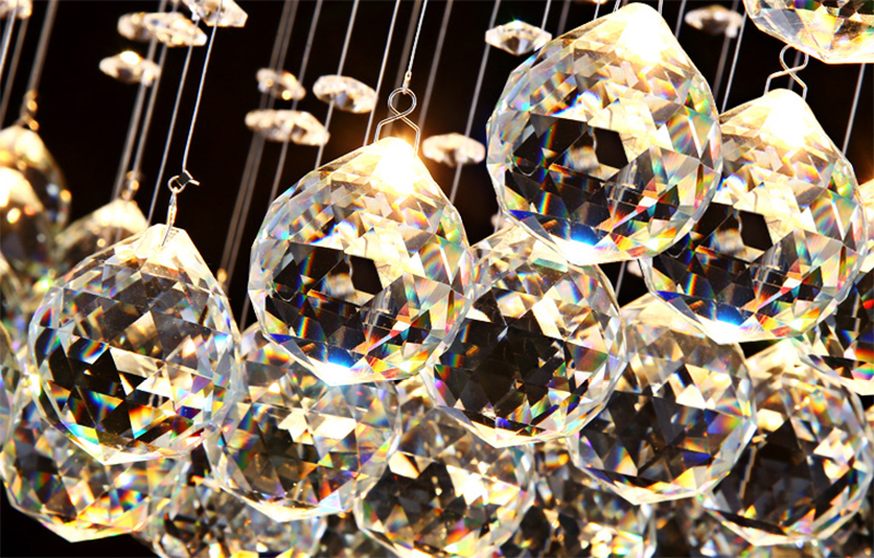 Crystal Lamp Dining Room Chandelier Individuality Brief Rectangle ...