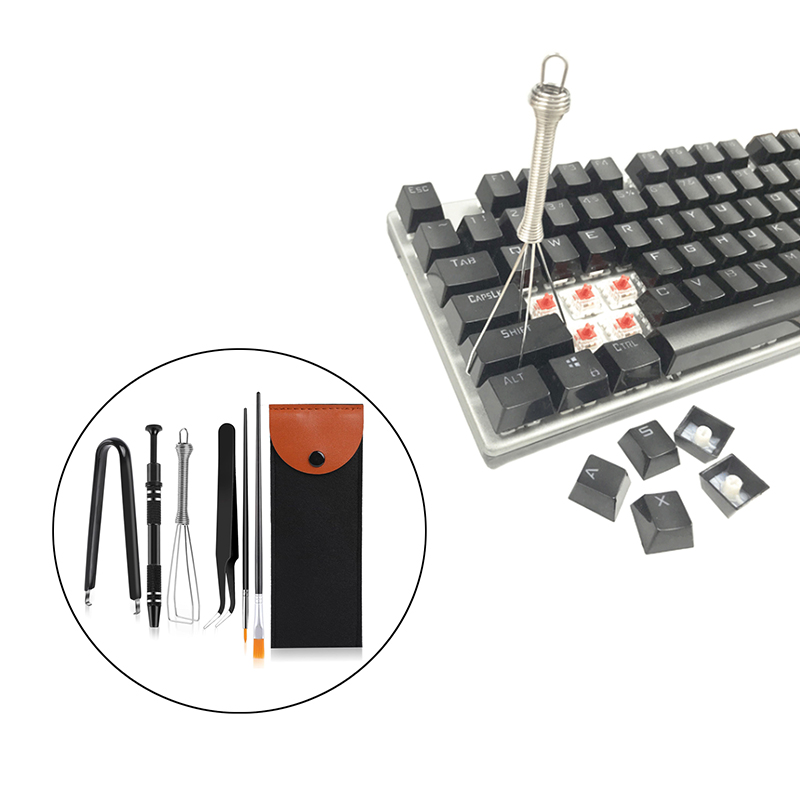 6Pcs Keyboard Cleaning Tool Kit Keyboard Remover Tool Kit Keycap Puller ...