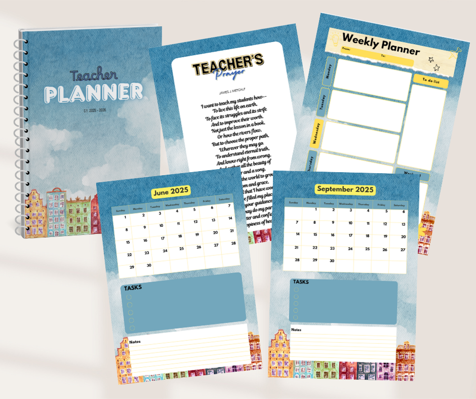 Teacher Planner Deped Philippines S.Y. 2025 - 2026 Aesthetic Planner ...