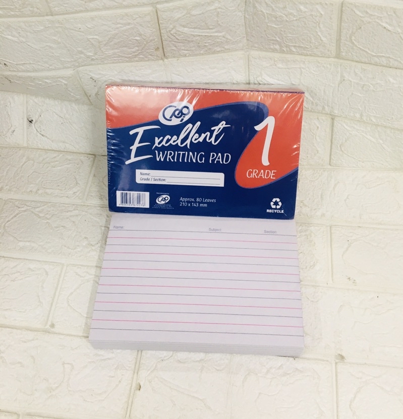 1pack (10pcs) Grade 1/2/3/4 Paper Pads(80leaves) | Shopee Philippines