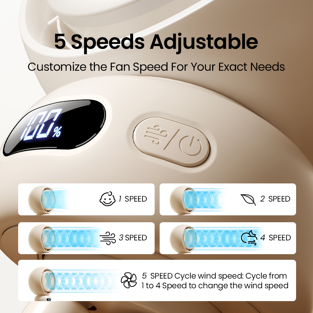 MAXAWEI F21 Stroller Fan Rechargeable Electric Clip Turbo Octopus Baby ...