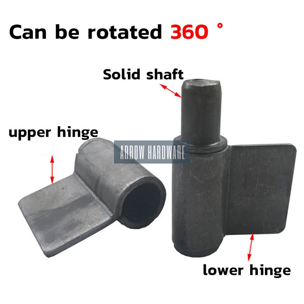 1pc 16-30mm Cylindrical Hinges Gate Hinges Heavy Duty Welding Hinge ...