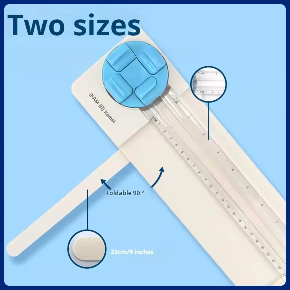 4in1 Multifunctional Paper Trimmer Folded Dotted Line Wavy Cutter for ...