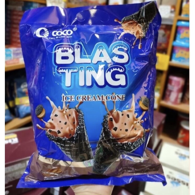 Coco Blasting Ice Cream Cone Chocolate flavor 300g | Shopee Philippines
