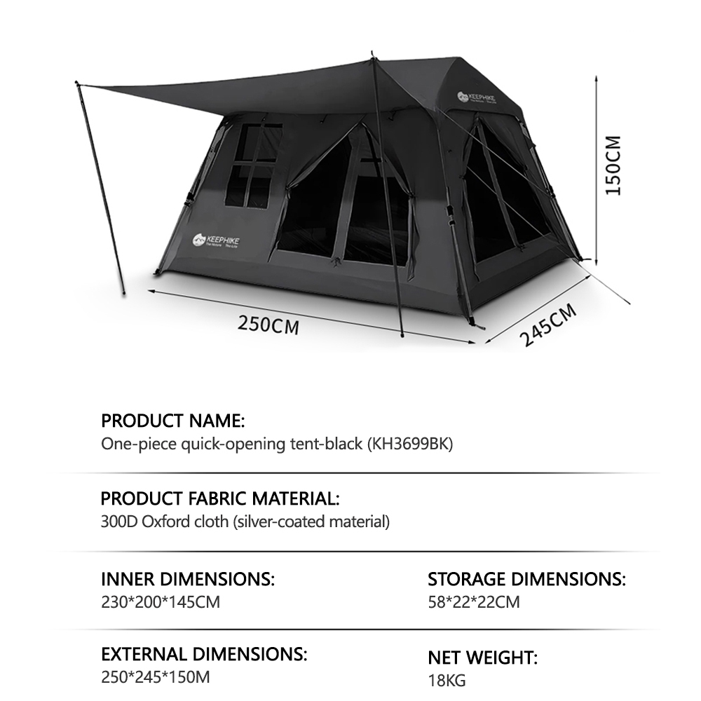 KEEPHIKE Portable omat outdoor tent, camping, windproof, rainproof ...