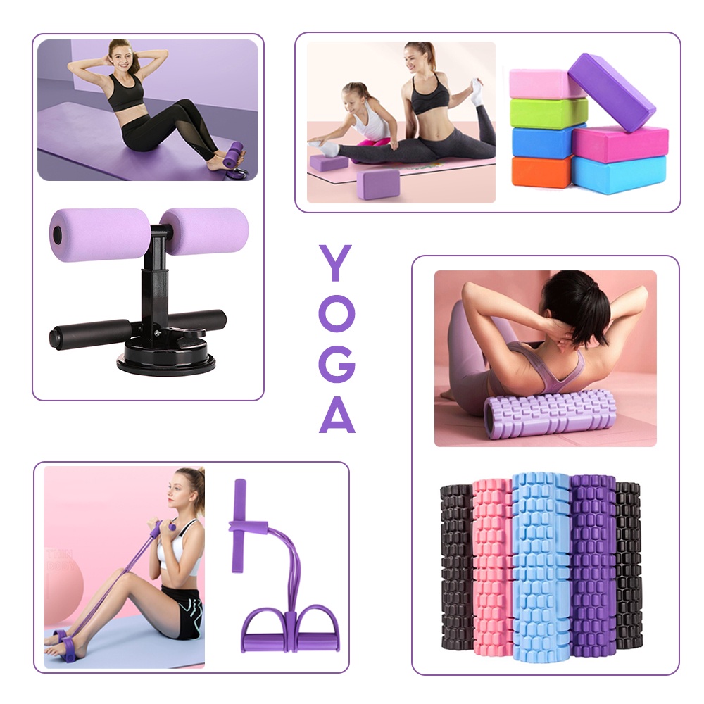 15MM Yoga Matt For Workout NBR Thick Exercise Mat Workout Mat Anti-Slip ...
