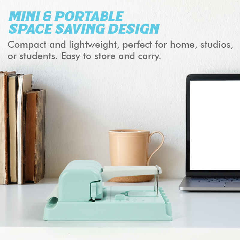 Creative 3:1 Mini Binding Machine Replaceable Wire And Spiral ...