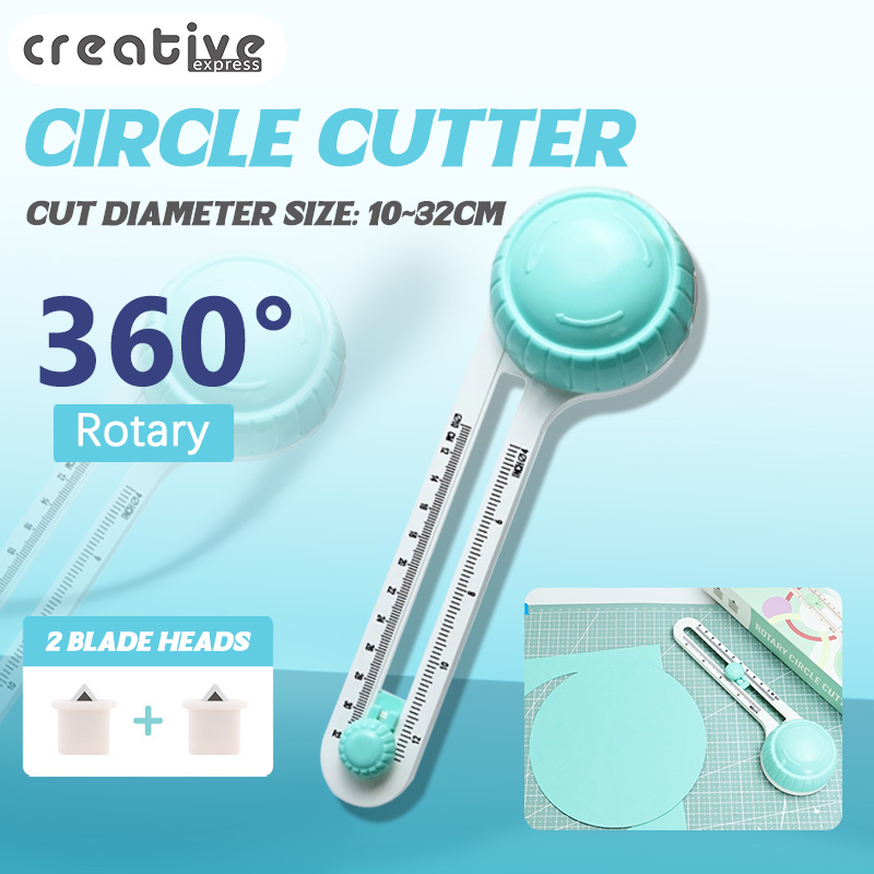 Creative 360 Degree Manual Round Paper Cutter Round Trimmers Macaron ...