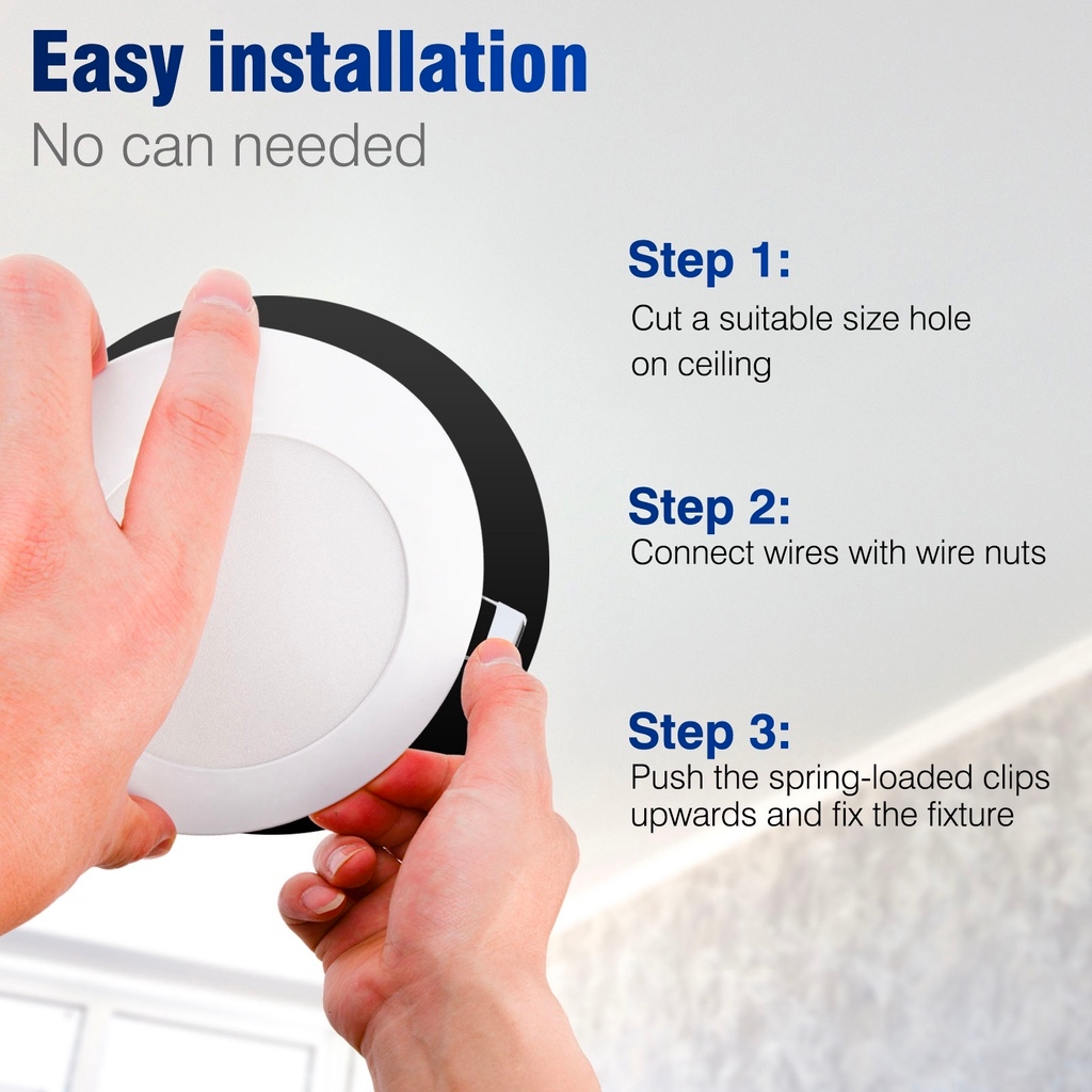 【On Hand】LED Pin Lights Led Downlight Ultra Thin Recessed Panel Spot ...