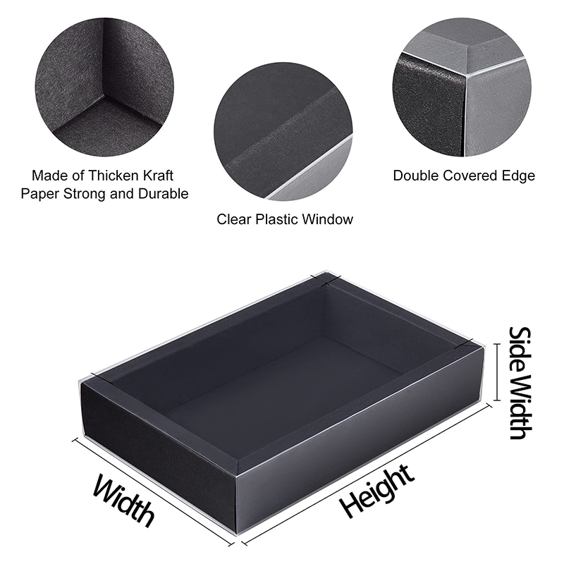 10 pcs set drawer paper plastic diy gift box product packaging gift box ...