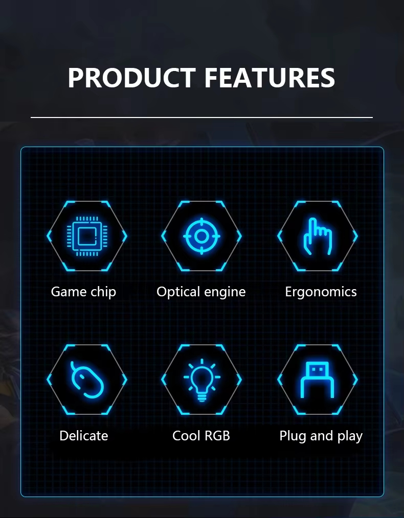 HP M160 Wired USB RGB Gaming Mouse High Performance Mouse with Optical