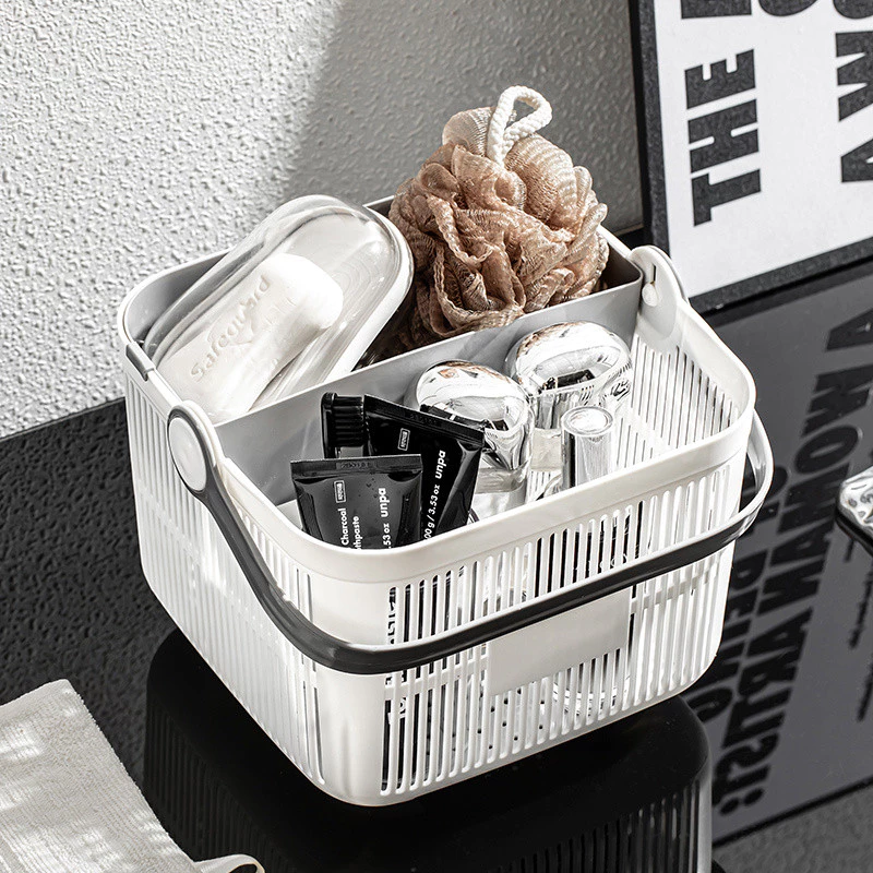 Double layer detachable wash basket with dry and wet separation ...