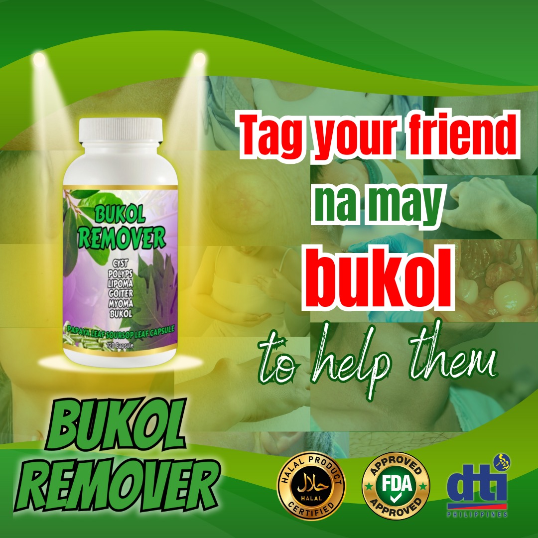 Bukol Remover 60 Caps - Natural Relief for Lumps, Bumps, and Swelling ...