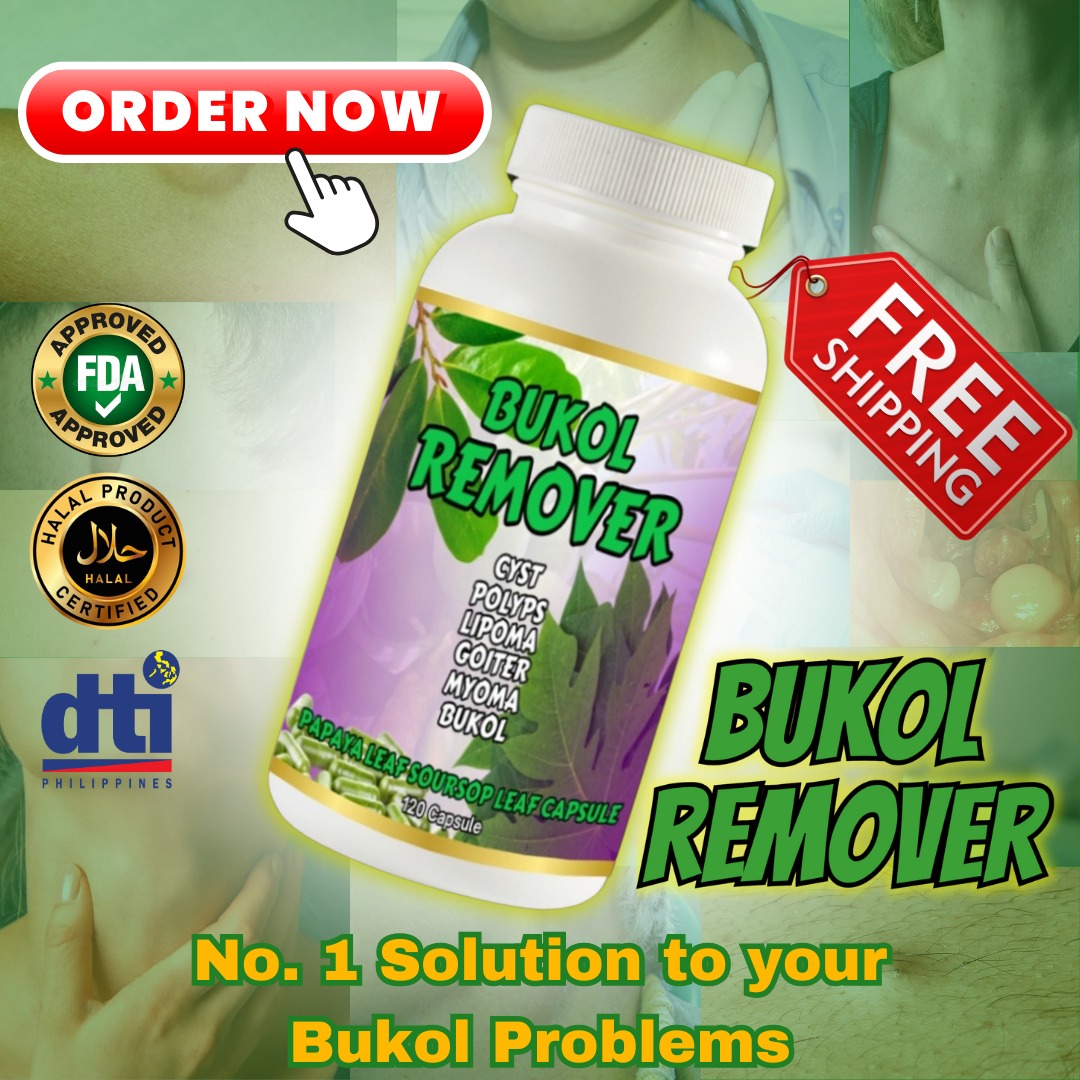 Bukol Remover 60 Caps - Natural Relief for Lumps, Bumps, and Swelling ...