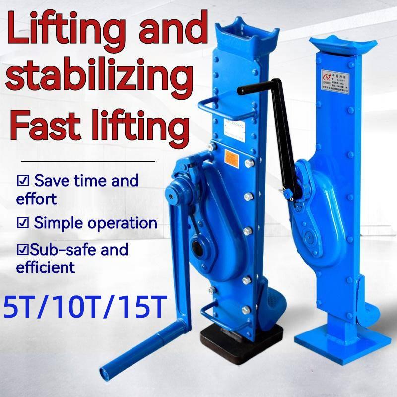 Hand Jack 15T Manual Cross Jack Mechanical Rack Spiral Rail Elevator ...