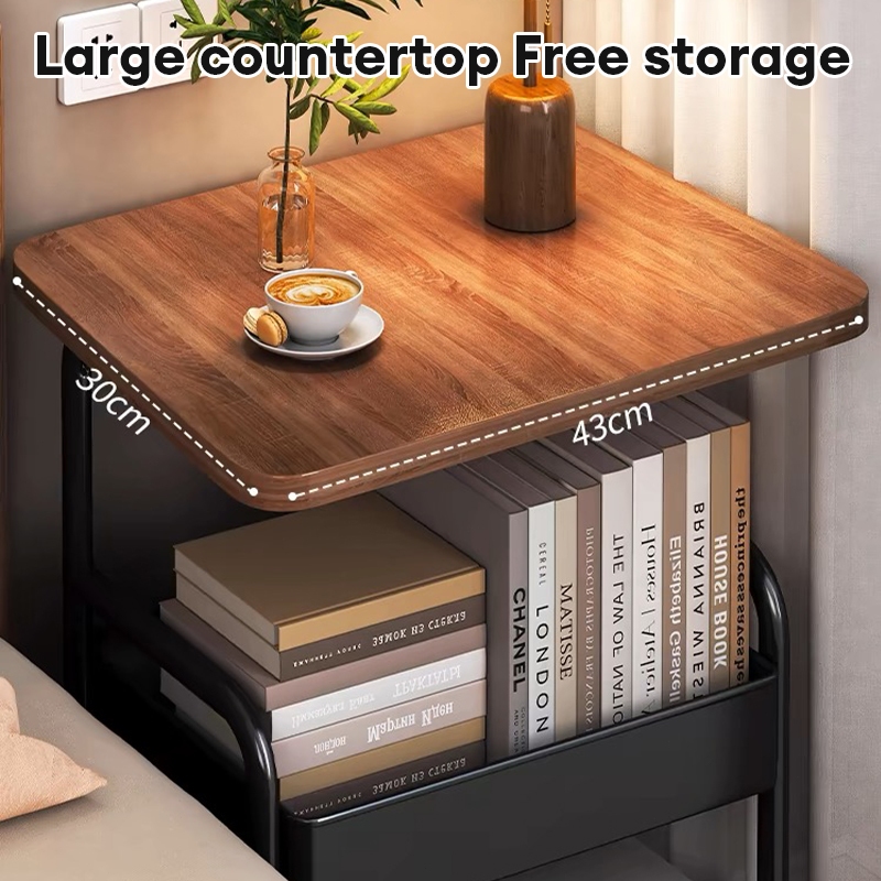 Trolley Shelves Household sofa coffee table storage rack Bedroom ...