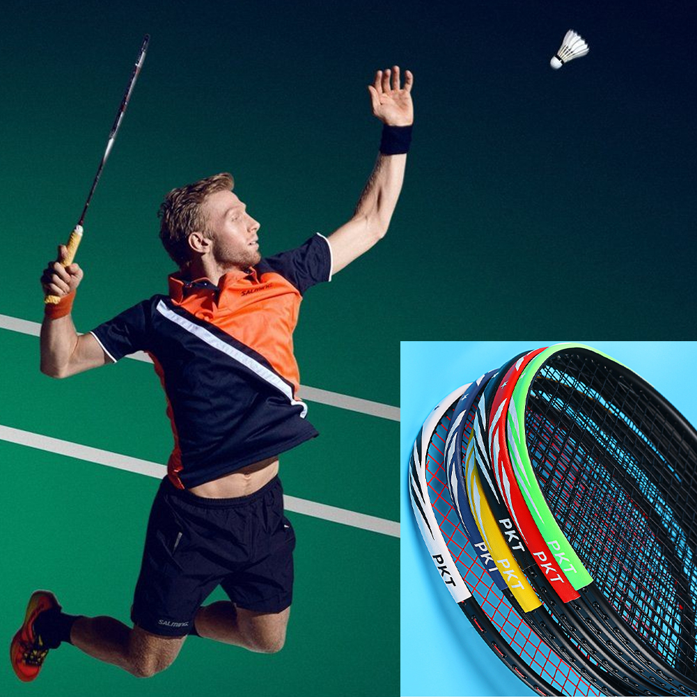 Badminton Racket Head Protection Tape colorful Sticker Gain Weight ...