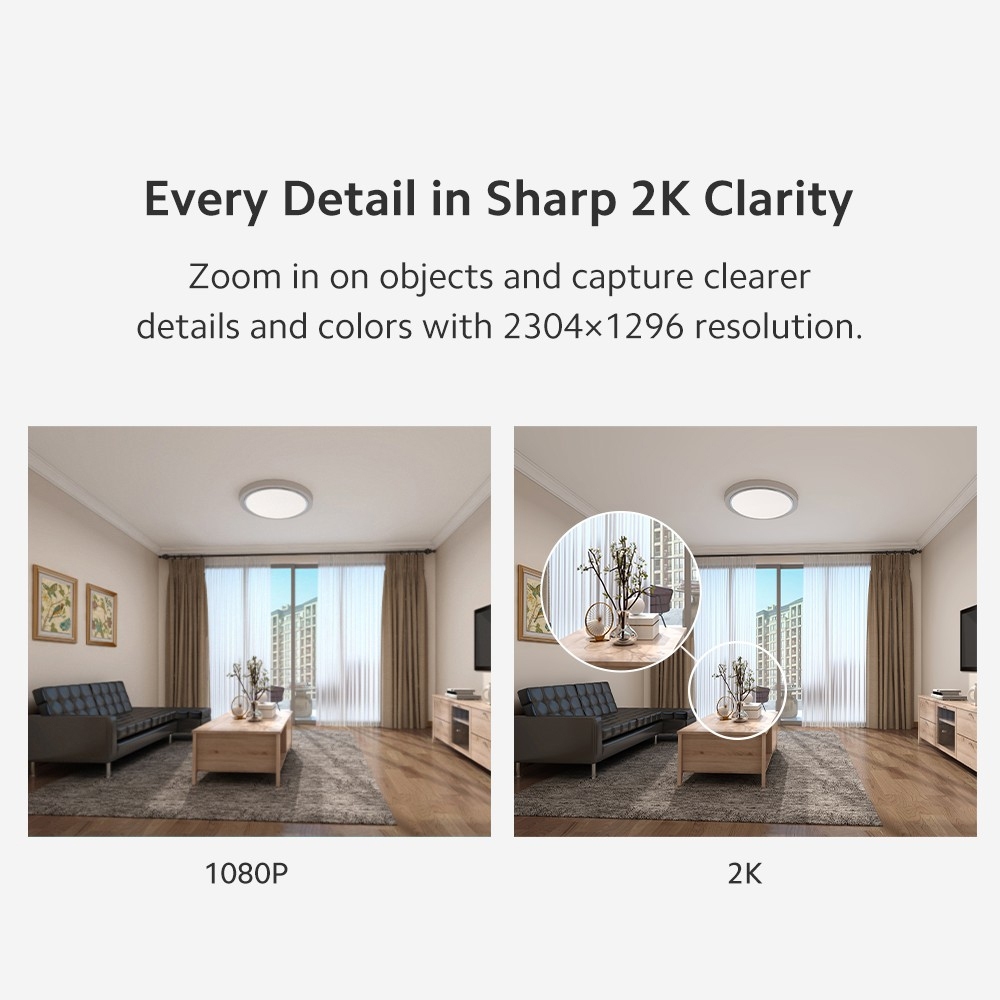 XIOAMI CCTV Camera UHD 4K Wiif Connect Smart Indoor Night Vision Two ...