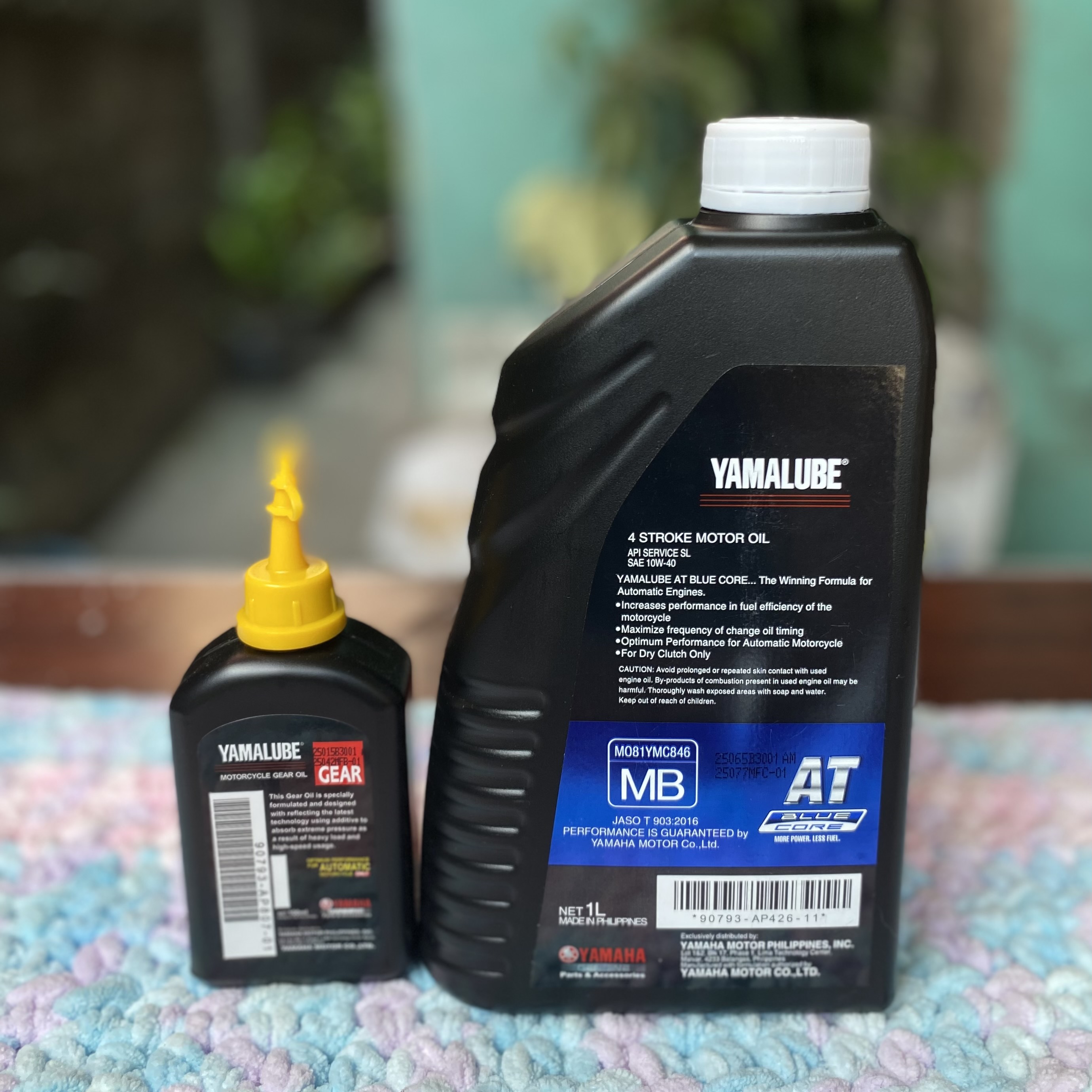 YAMALUBE BLUE CORE YAMAHA LUBE 10W-40 1L Yama Lube Engine Oil Gear Oil ...