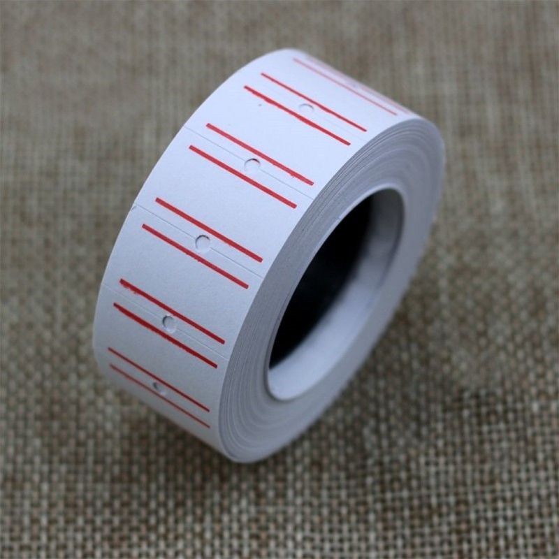 10 Rolls Price Tag Sticker Single Row Paper Labels for Tagging Label ...