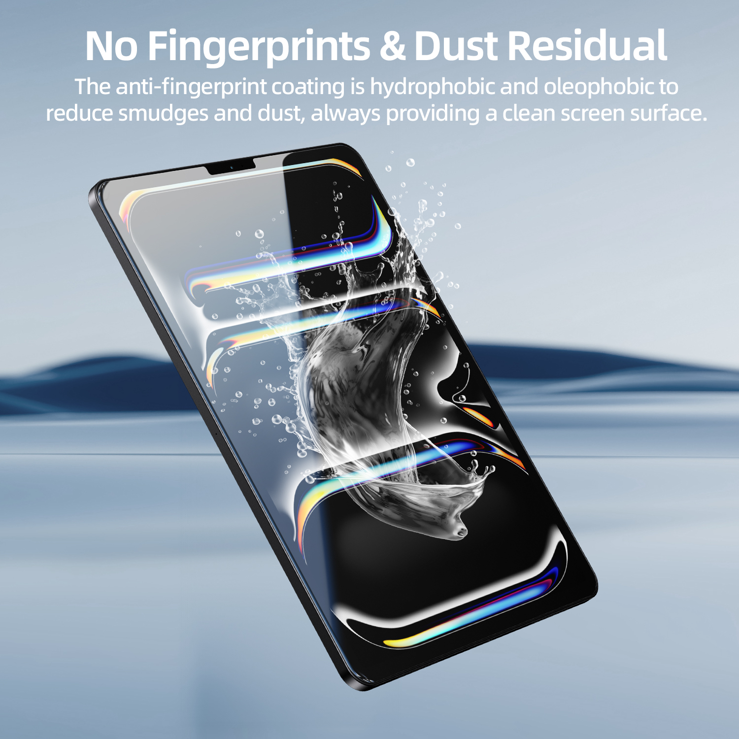 GOOJODOQ Tempered Glass Screen Protector for iPad 10th 9th 8th 7th Gen