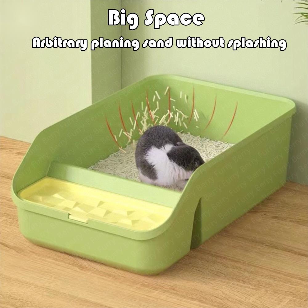 Cat Litter Box Wide Pedal Extra Large Cat Litter Pan Litter Leak Proof