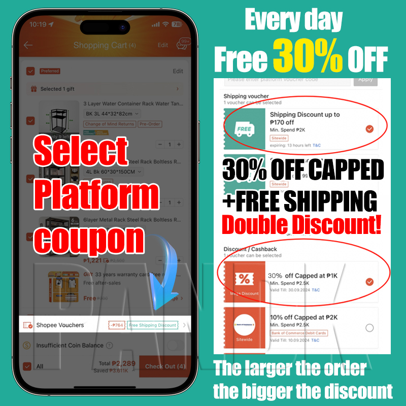 Water Gallon Rack Stainless steel Water Rack Strengthen loadbearin