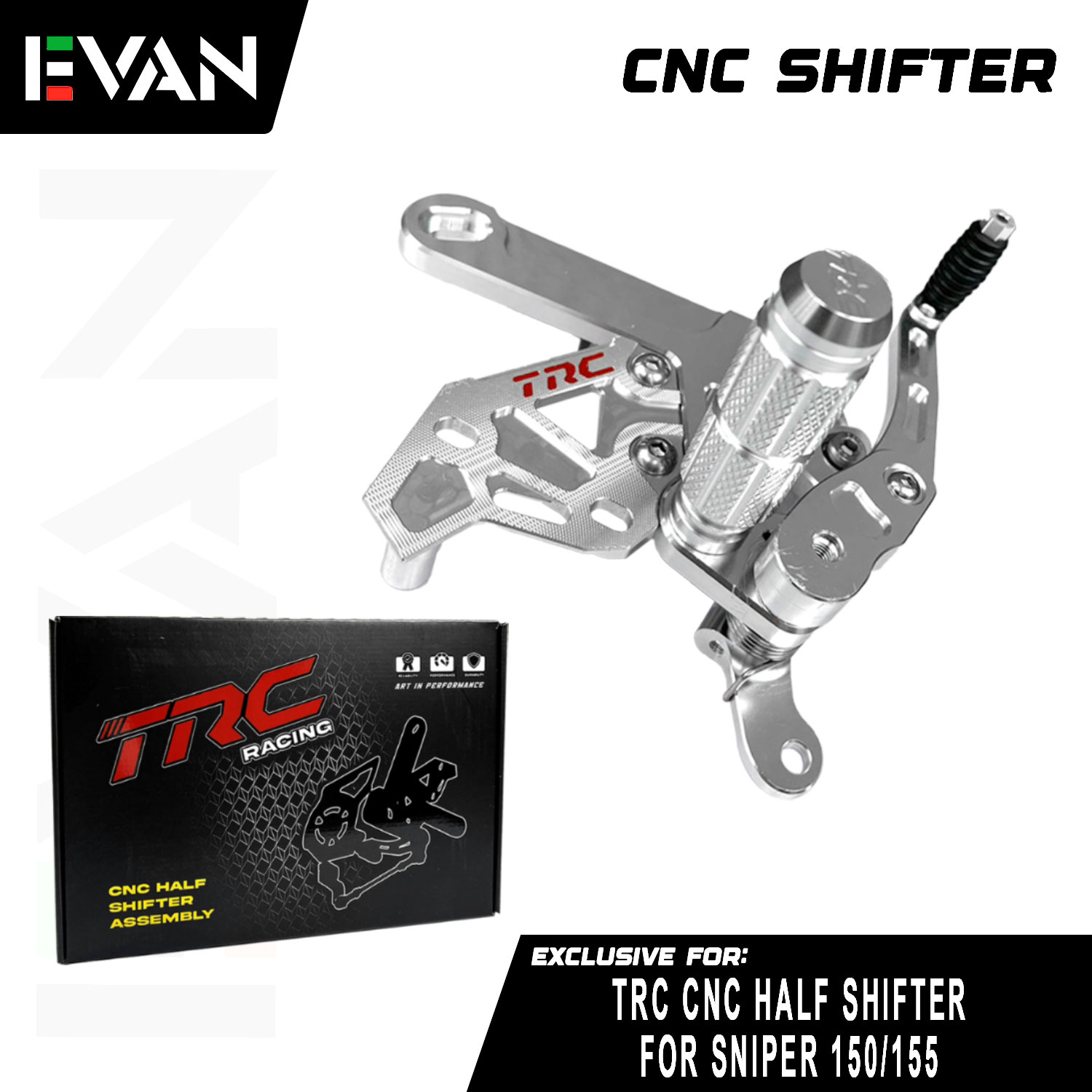 EVAN PH TRC CNC 3 IN 1 HALF SHIFTER FOR YAMAHA SNIPER 150/155 ...