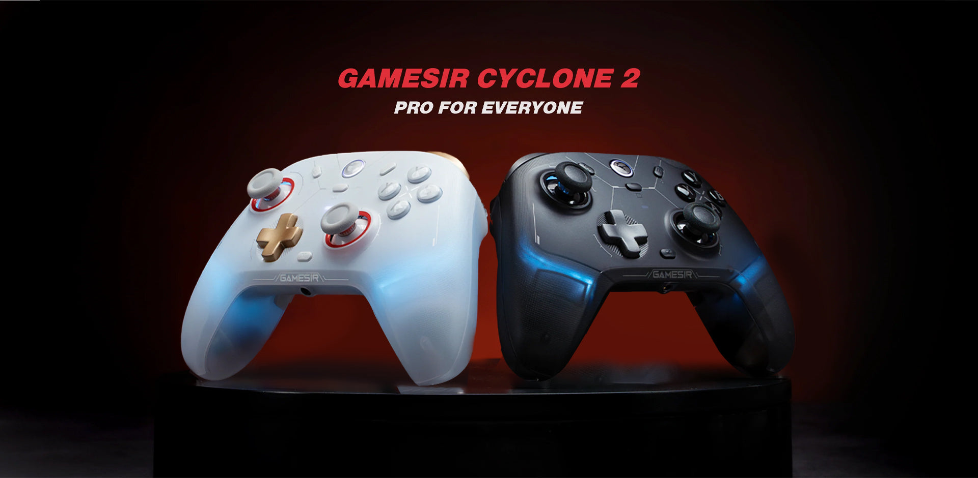 Gamesir Cyclone 2 Multi-Platform Wireless Game Controller (Black, White ...