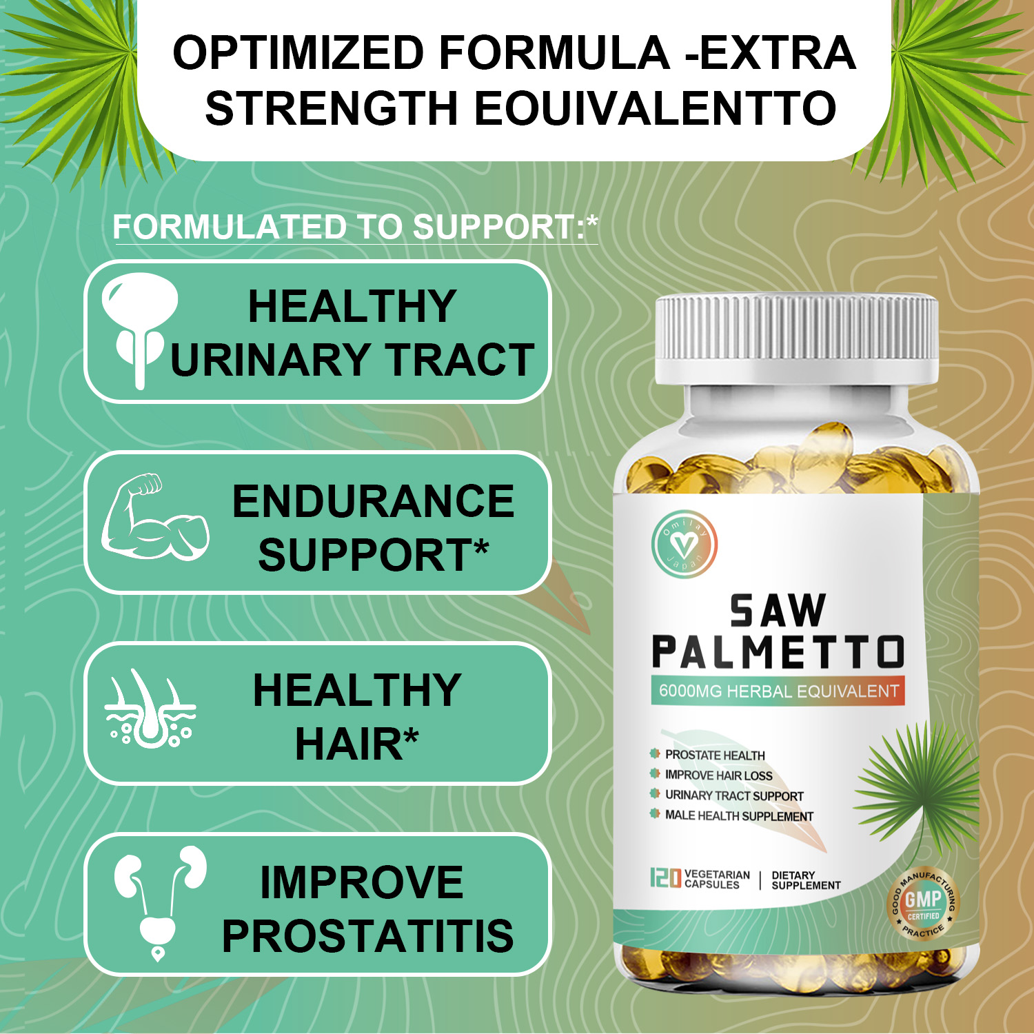 Photo inspiration: Softher Saw Palmetto Capsules Support Anti Hair Loss Male Health Photo Inspiration