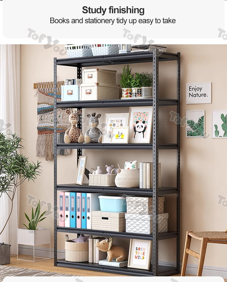6 Layer Metal Rack Stainless Rack Boltless Organizer Steel Rack Shelf ...