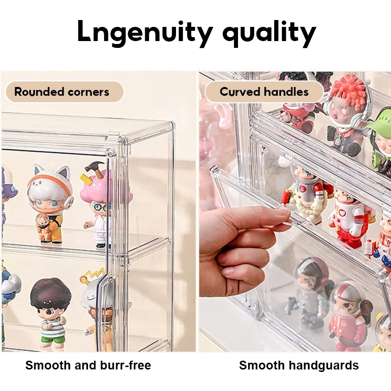 ALICE Wall-Mounted Popmart Display Case Storage Organizer Stackable ...