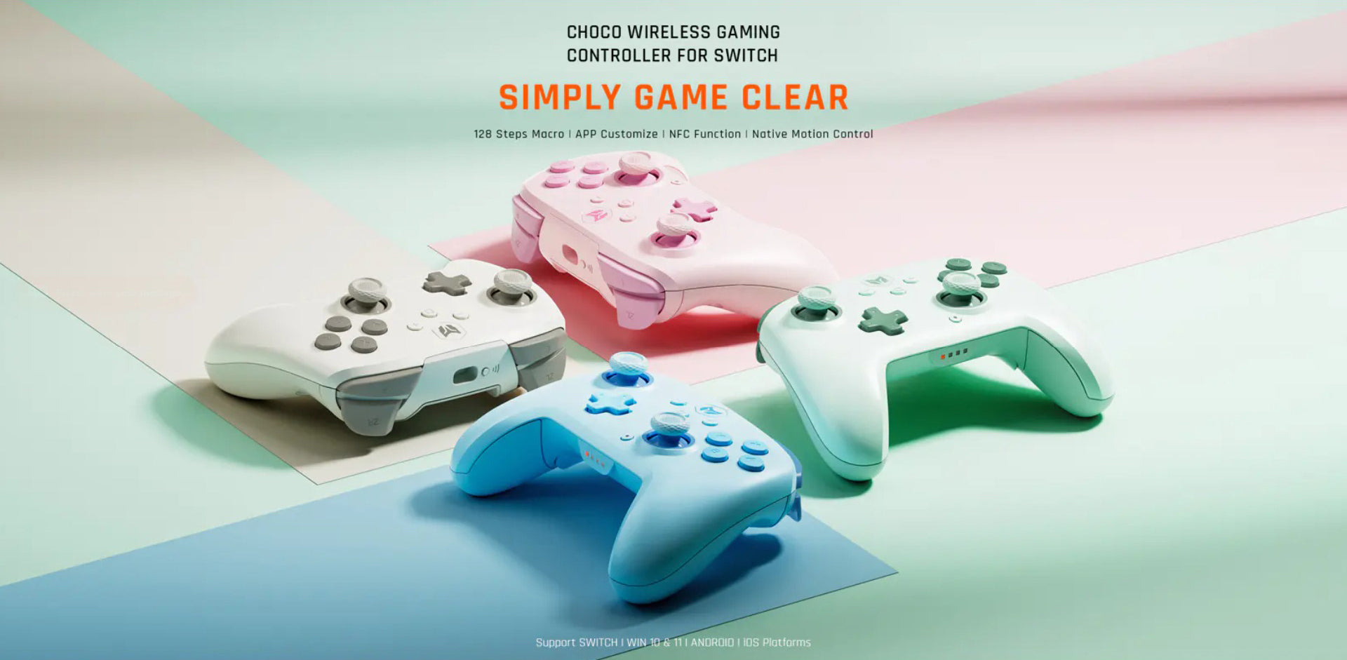 Bigbig Won Choco Wireless Gaming Controller for Switch / Win 10&11 ...