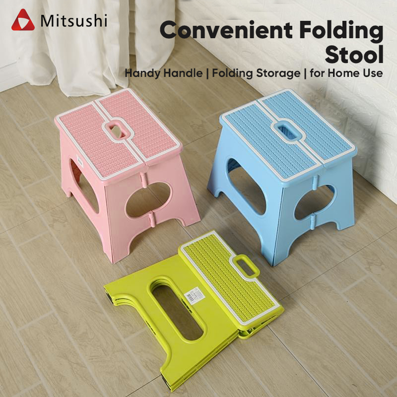 Mitsushi Portable Folding Step Stool For Adults And Children Blue ...