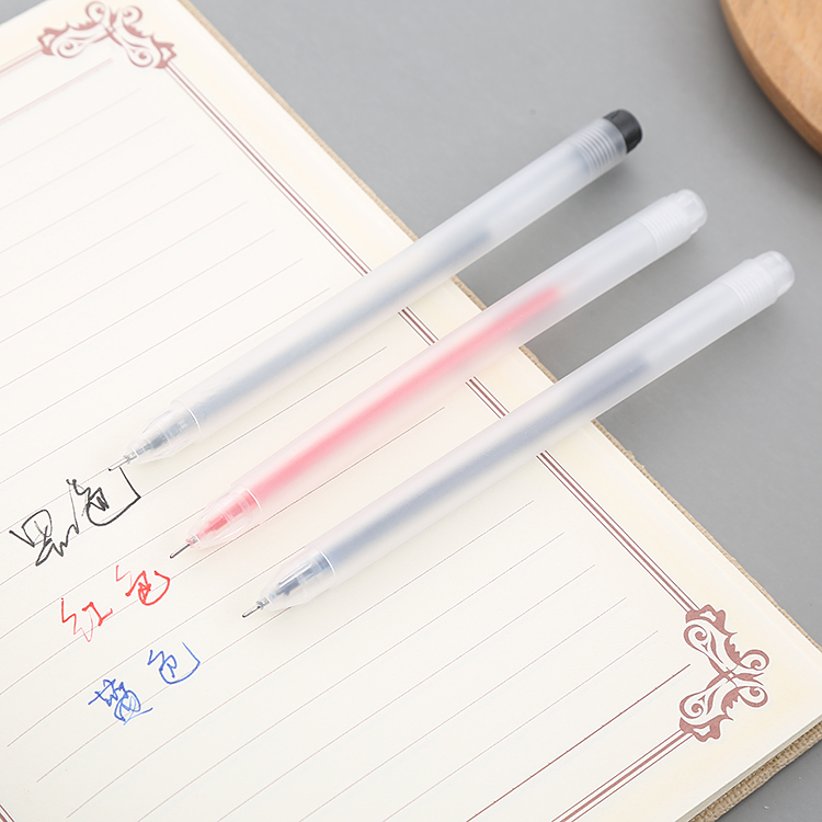 2 pen + 10 refill MUJI style Gel Pen Black ballpen ball Pen Students ...