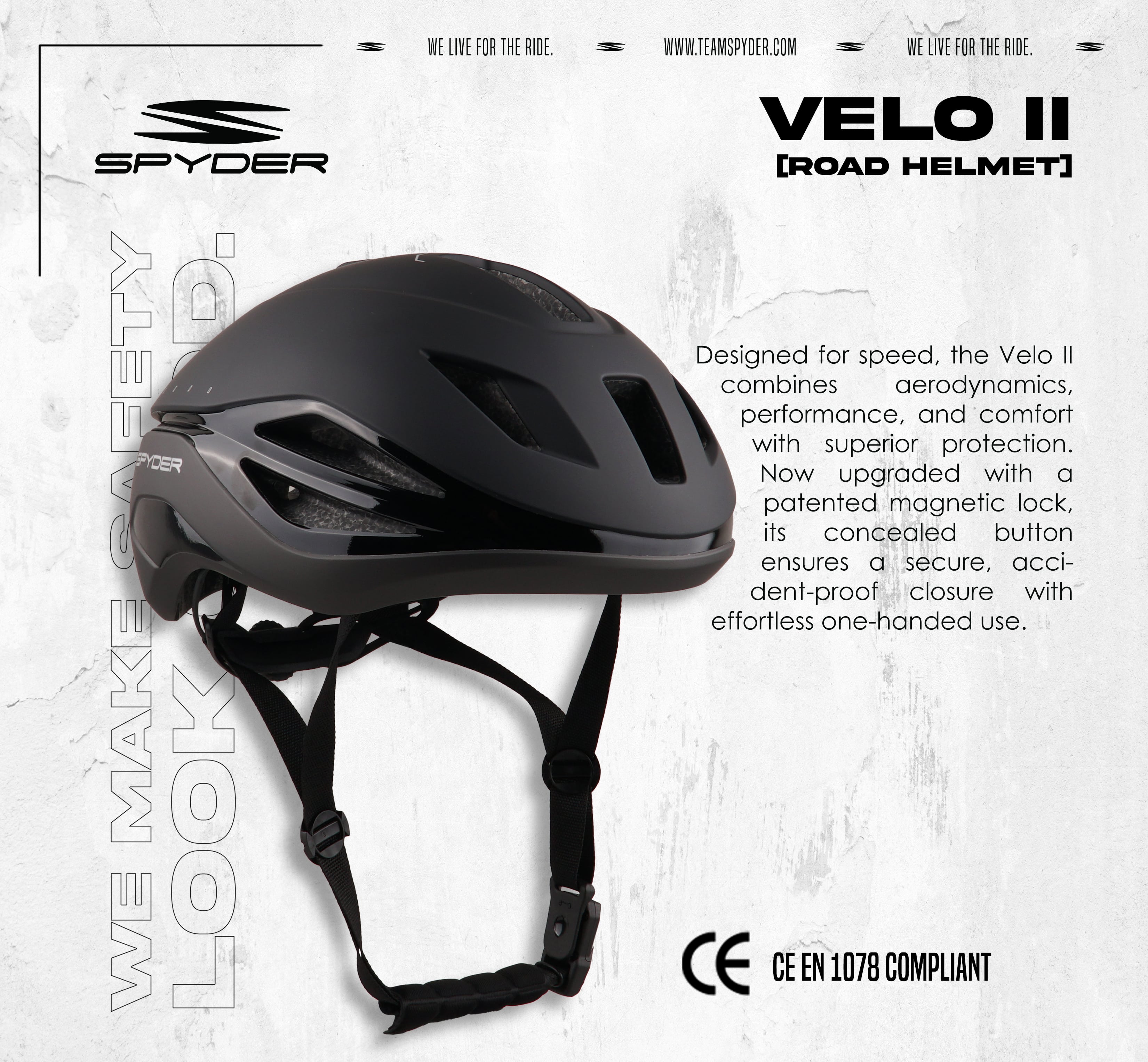 Velo Spyder Helmet Matte Black Price Spyder Helmet Half Face Price