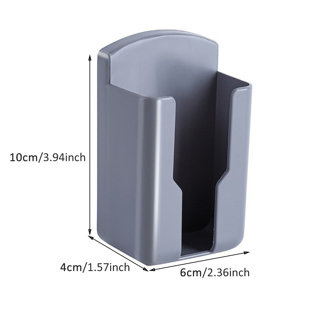 Remote Control Rack Holder Wall-Mounted Organizer Self Adhesive Media ...