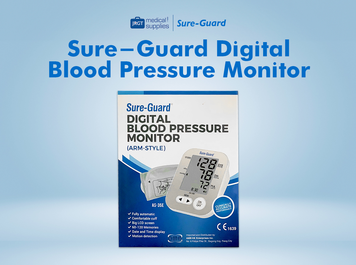 Sure Guard Dual Powered Digital Blood Pressure Monitor (With Adapter ...