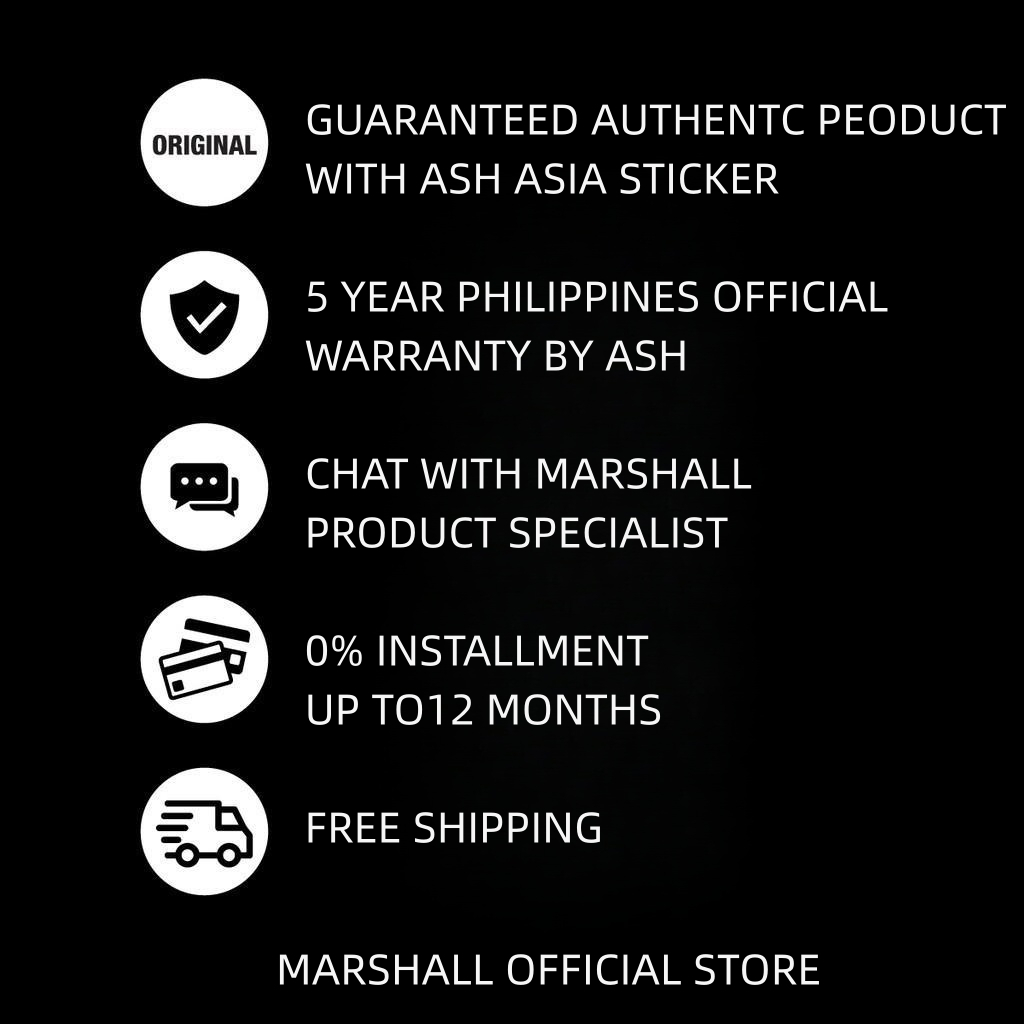 Marshall mode ii iii tws wireless bluetooth earphones deep bass sport