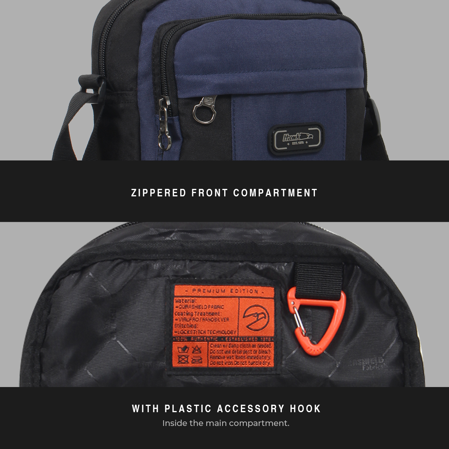Hawk 5938 Sling Bag | Anti-Theft | RFID Protected | Shopee Philippines